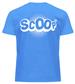 SCOOP T-shirt, blå, XX-Large